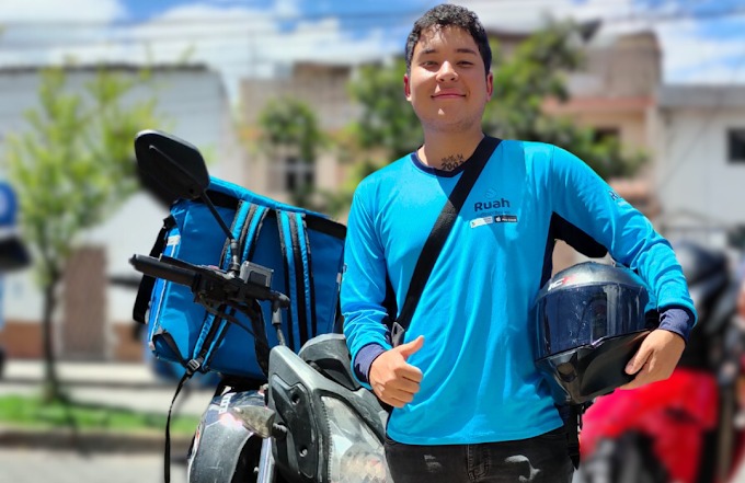 Repartidor Ruah Delivery en Ibarra
